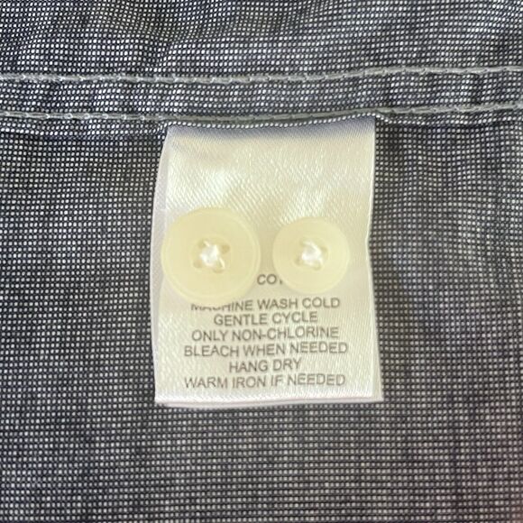 UNTUCKit Wrinkle Free Pio Cesare Shirt Mens Size XXL Blue Cotton‎ Essential - Picture 10 of 12